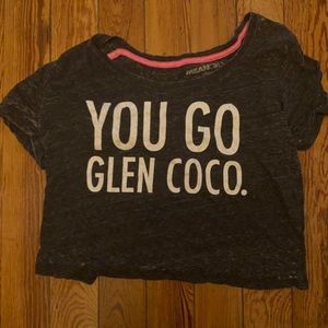 Mean Girls Black Graphic Crop Top
